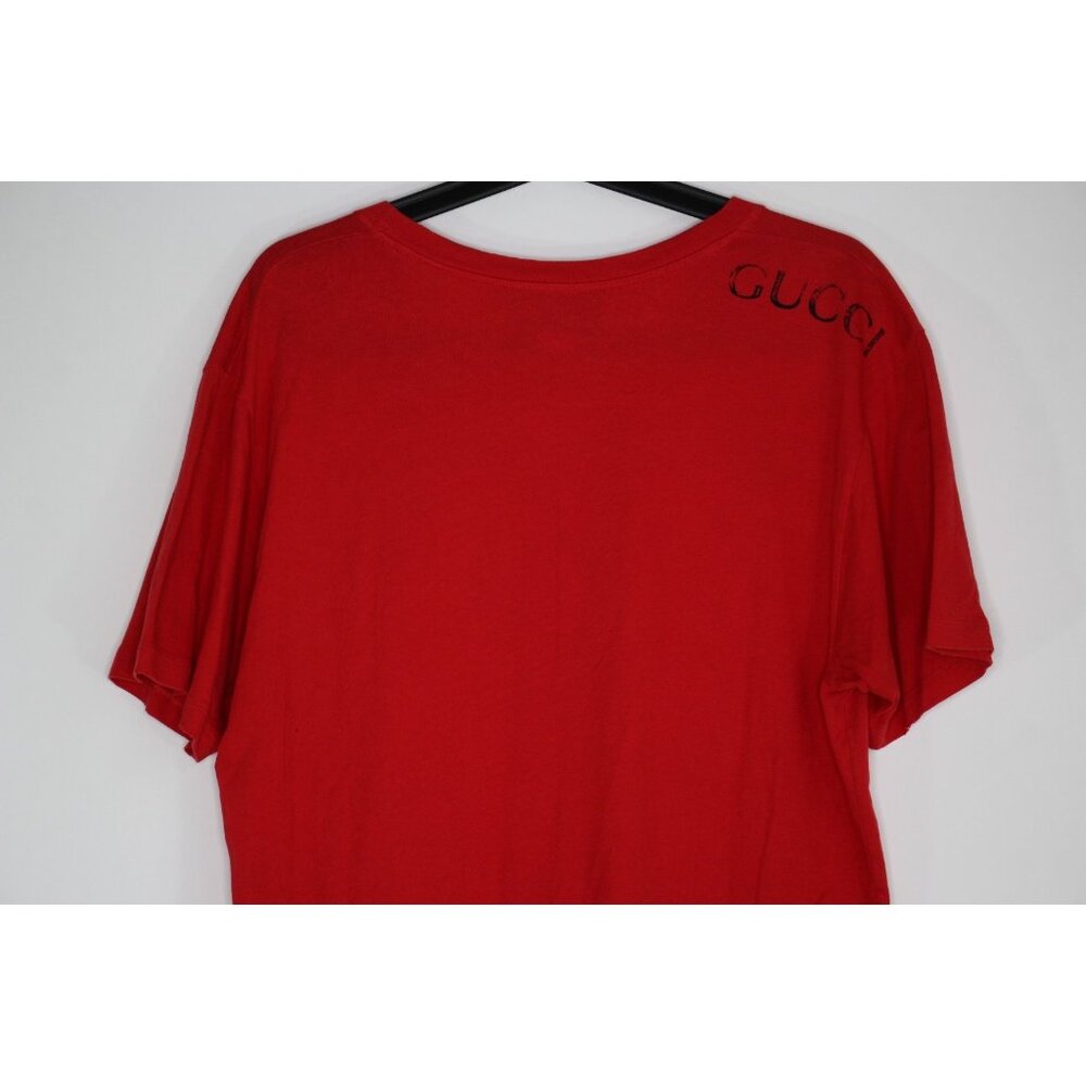 Gucci Red Short Sleeve Tee - Picture 14 of 15